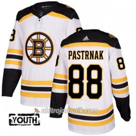 Barn Ishockey Boston Bruins Tröja David Pastrnak 88 Adidas 2017-2018 Vit Authentic